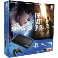 Sony PlayStation 3 Super Slim 500Gb    Игра Beyond: Two Souls (За Гранью: Две Души)   The Last Of Us (Одни из Нас)